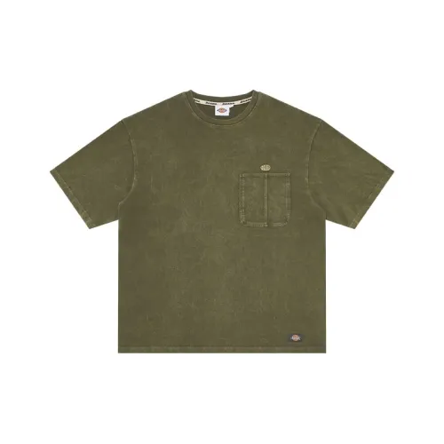 Dickies Армейский зеленый Унисекс Футболка