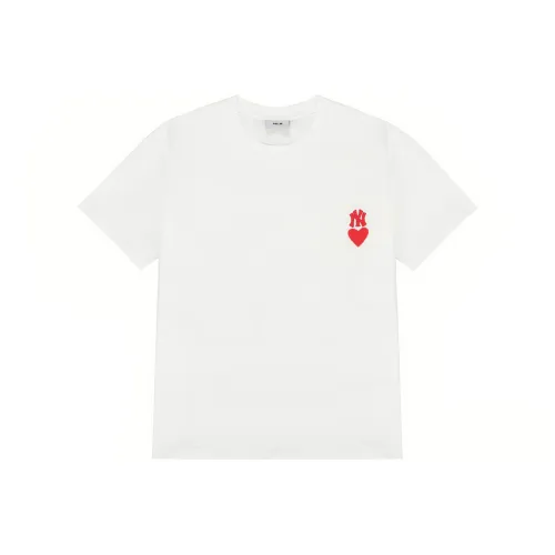 Mlb Base Logo Комплект с рукавами T-рубашка унисекс белый