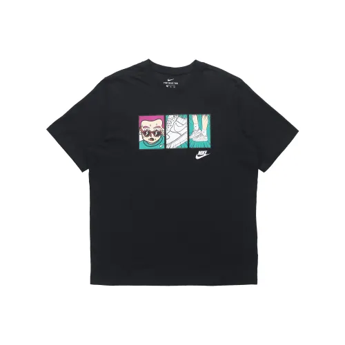 Nike Мужские черные футболки