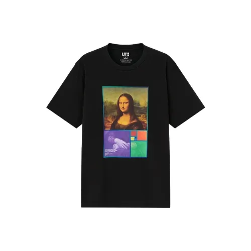 UNIQLO Черная унисекс футболка