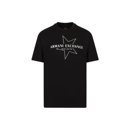 ARMANI EXCHANGE SS23 T-Shirt Мужской Черный