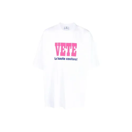 Vetements Белая Мужская T-Рубашка