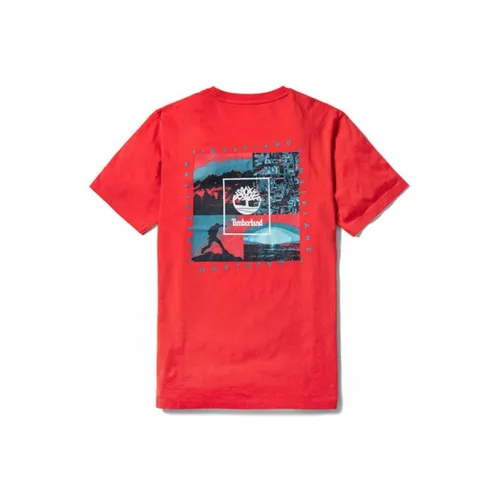 Timberland Spicy Перечно-красный Мужская T-рубашка
