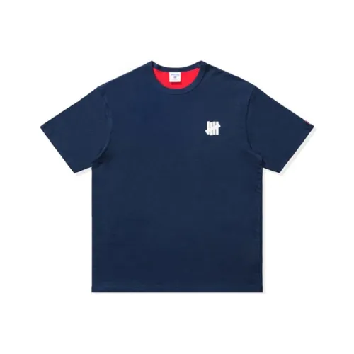 UNDEFEATED SS20 Прямой крой T-рубашка Унисекс Внешняя шафрановая внутренняя красная