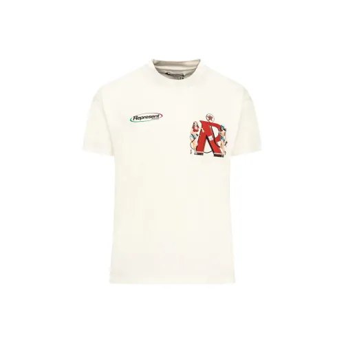 REPRESENT Белая Мужская T-Рубашка
