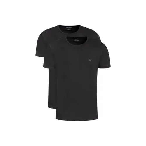 EMPORIO ARMANI Черные 2 шт Мужские Рубашки