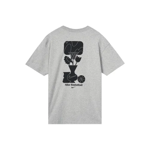 Nike Темно-серый Мужской T-рубашки