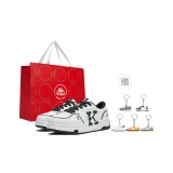 Классический Белый/Черный [Красная Сумка для покупок + Брелок]