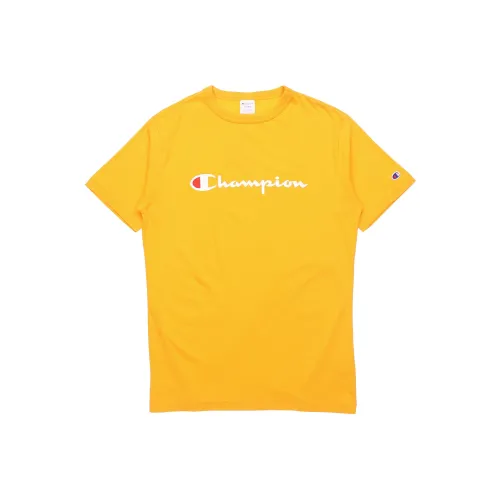 Champion T-Shirt Японская версия Унисекс Желтый