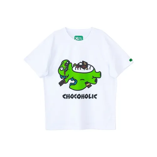 Corade Прямой крой T-рубашка Унисекс Белый