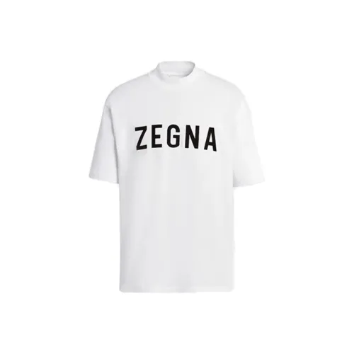 Ermenegildo Zegna Белые Мужские T-рубашки