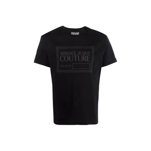 VERSACE JEANS COUTURE SS22 T-Shirt Мужской Черный
