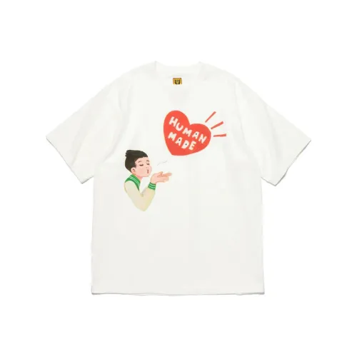 Human Made HUMAN MADE x Keiko Sootome Co Branded Series Белая Унисекс T Рубашка