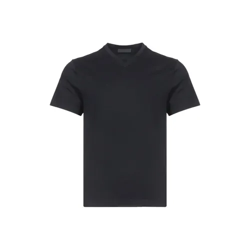 PRADA Мужские черные T-рубашки