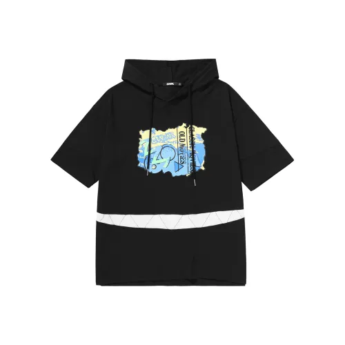 GENANX Прямой крой рукав длиной до локтя рубашка унисекс черный