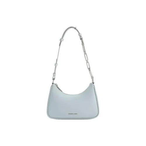 CHARLES KEITH ПУ (полиуретан) Седло Сумка Сумка через плечо Женская Морская соль Синий