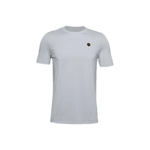 Under Armour Ореоловый серый Мужская футболка с коротким рукавом