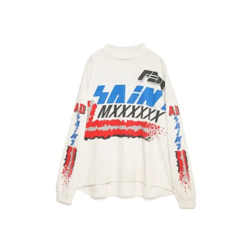 SAINT Mxxxxxx Белая Мужская T-Рубашка