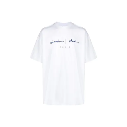 Vetements Белая Унисекс Футболка