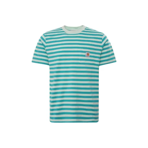 Carhartt WIP Карибское море Цвет Мужская T-Рубашка