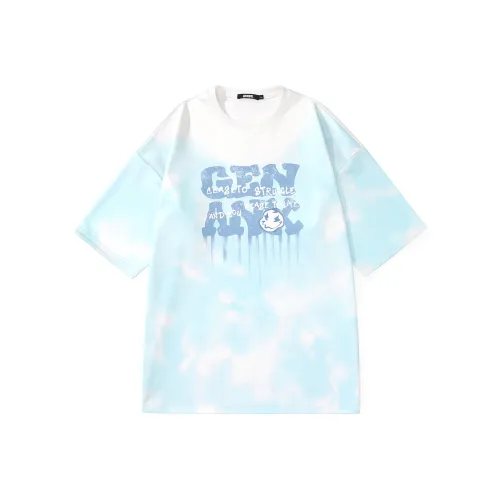 GENANX T-Shirt Унисекс С принтом Синий