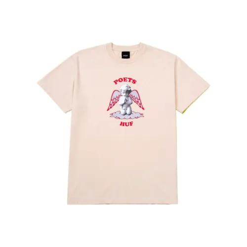 HUF x Poets Коллаборация T-рубашка Мужская Розовая