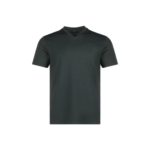 PRADA Мужские T-рубашки коричневого и зеленого цвета