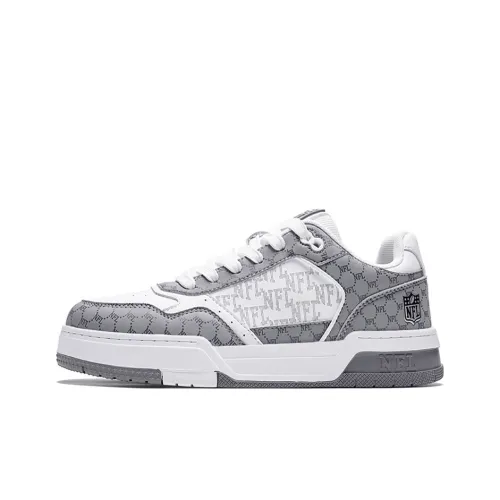 NFL TR Кожа Низкие Кроссовки для скейтбординга Унисекс Серые