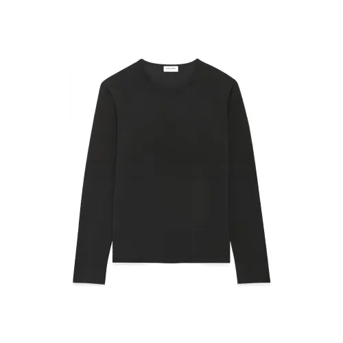 SAINT LAURENT SS23 T-Shirt Мужской Черный