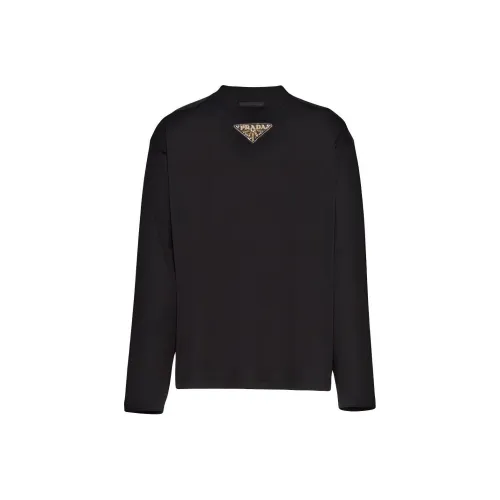 PRADA Мужские черные T-рубашки