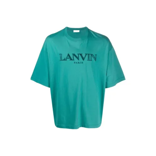 Lanvin Мужские синие T-рубашки