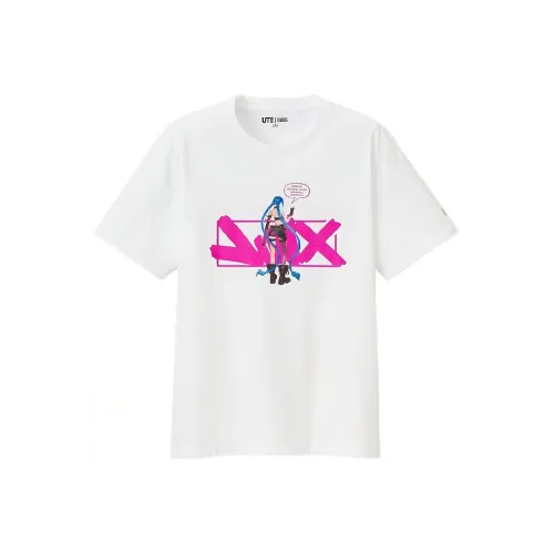 UNIQLO League of Legends Collaboration Белая Унисекс Футболка