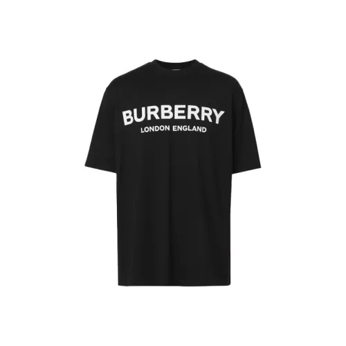 Burberry Черная Унисекс Футболка