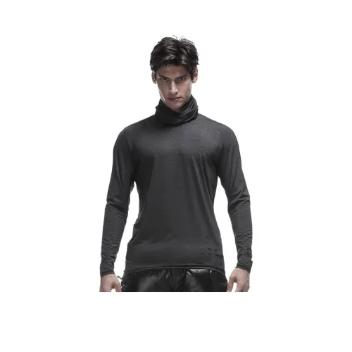 NORVINCY Дышащая Спортивная Длинно-Рукавная Футболка для Весны и Осени Унисекс