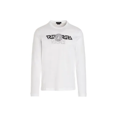 VERSACE Белые Мужские T-рубашки