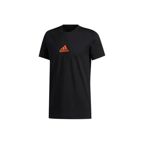 Adidas Мужские черные футболки