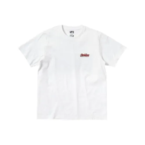 UNIQLO Белая унисекс футболка