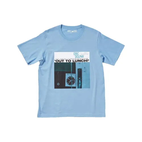 UNIQLO SS22 T-Shirt Unisex Blue UNIQLO SS22 T-Shirt Унисекс Синий