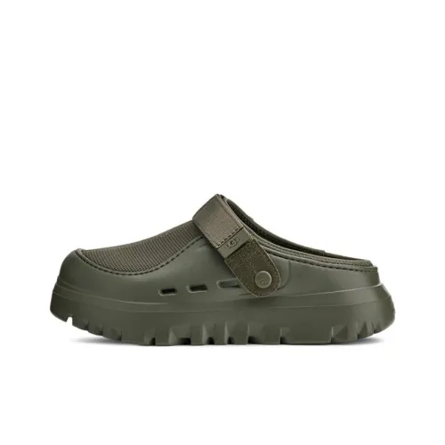 UGG Устойчивые Домашние тапочки Унисекс Лесной Зеленый