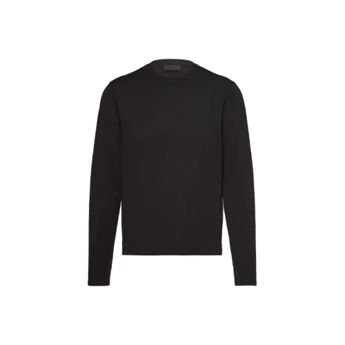 PRADA Мужские черные T-рубашки