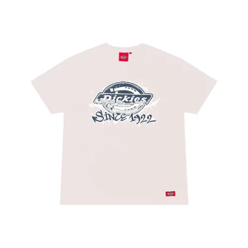 Dickies SS22 Прямой крой T-рубашка Унисекс Грязно-розовый