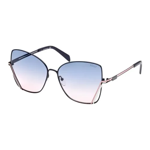 EMILIO PUCCI Металл Бабочка Солнцезащитные очки Женские Черный