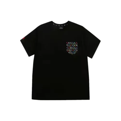 MLB Old Flower Черная Унисекс Футболка