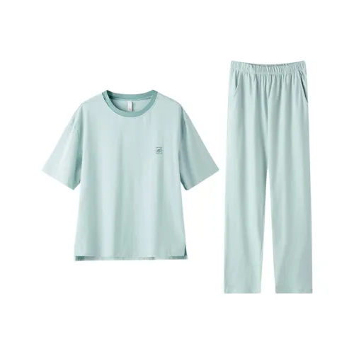 ZAO FU NIAO Пижамный комплект женский солнечный горный синий