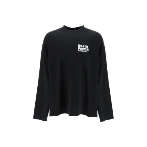 Vetements Черные Мужские T-Рубашки