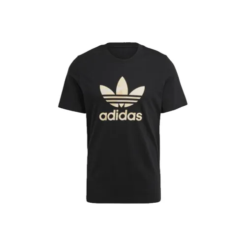 Adidas Originals CAMO INFILL TREFOIL T Рубашка Мужская Черная