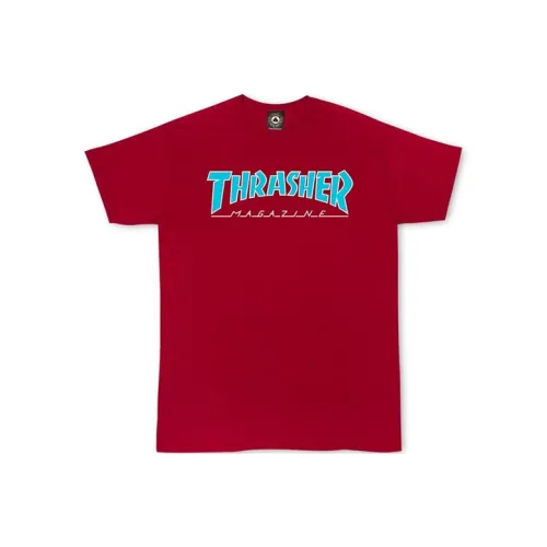Thrasher T-Shirt US Version Unisex Red Тхрэшер Т-Ширт Американская Версия Унисекс Красный