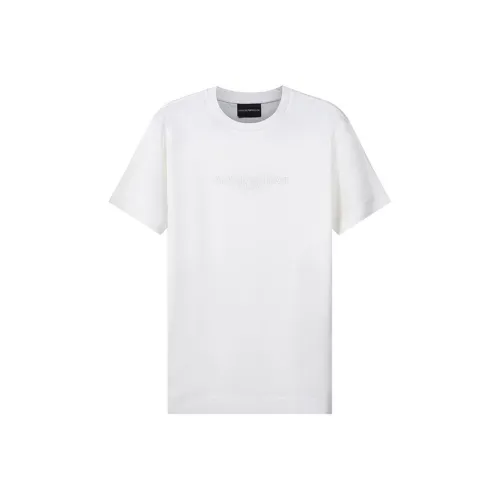 EMPORIO ARMANI Vanilla White Мужская T-рубашка