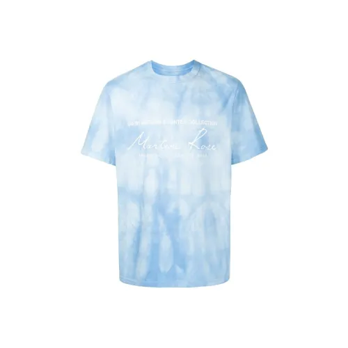 MARTINE ROSE Blue Мужская T-рубашка