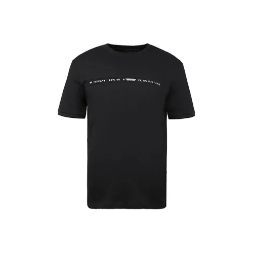 EMPORIO ARMANI Темно-синие Мужские Рубашки